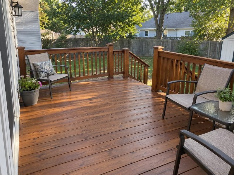 Deck Staining services in Plano, Texas