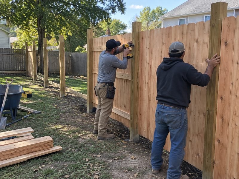 Fence Installation services in Plano, Texas